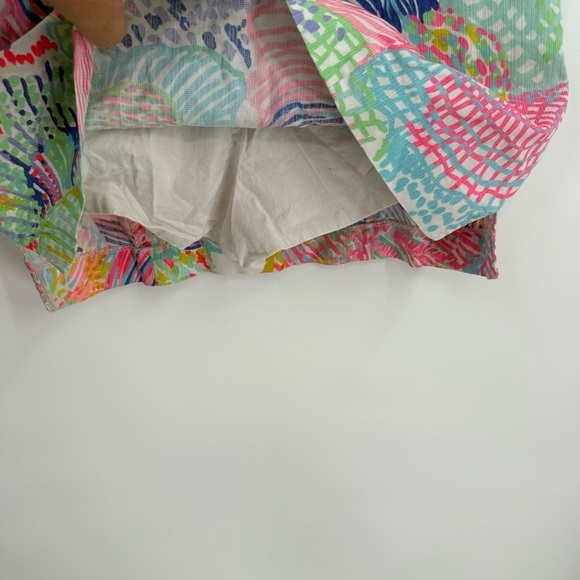 Lilly Pulitzer January Skort Multi Roar Of The Seas Shell Print Size 2 Skirt - Picture 7 of 8